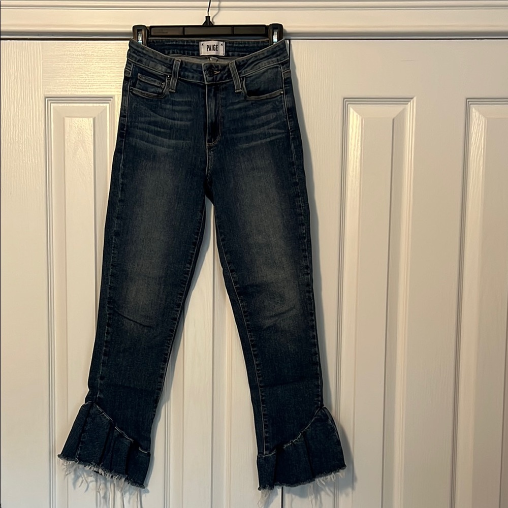Paige Women's Dark Blue Jeans